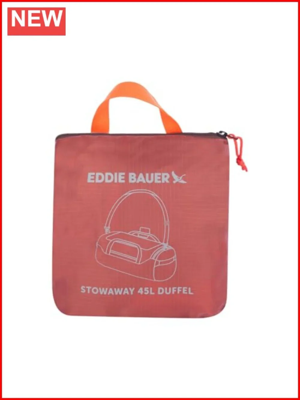 Stowaway Packable Duffel Bag 45L Foldable Lightweight Ripstop Polyester